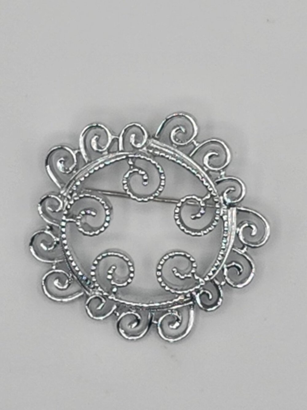 Vintage Sara Coventry Silvery Mist Brooch Pin